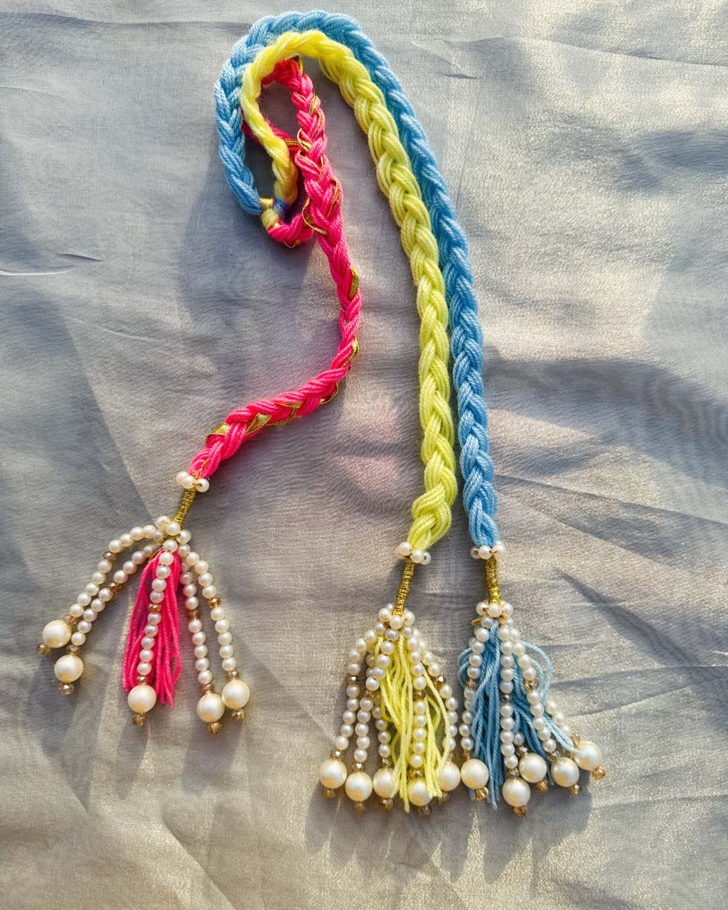 Pastel Pearl Braids