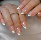 Nude Scarlet Glow 12Pcs Nails Set