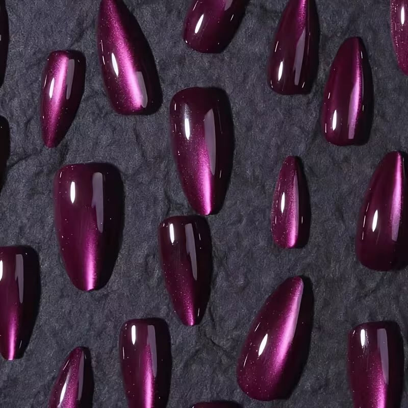 Frosted Dream Almond Shape 12 pcs Nails Set