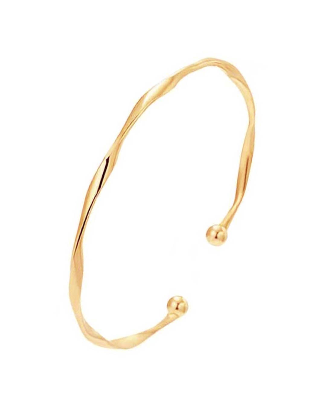 Adjustable Twisted Bangle