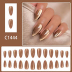 Buttercream Nude 12 pcs Almond Shape Nails Set
