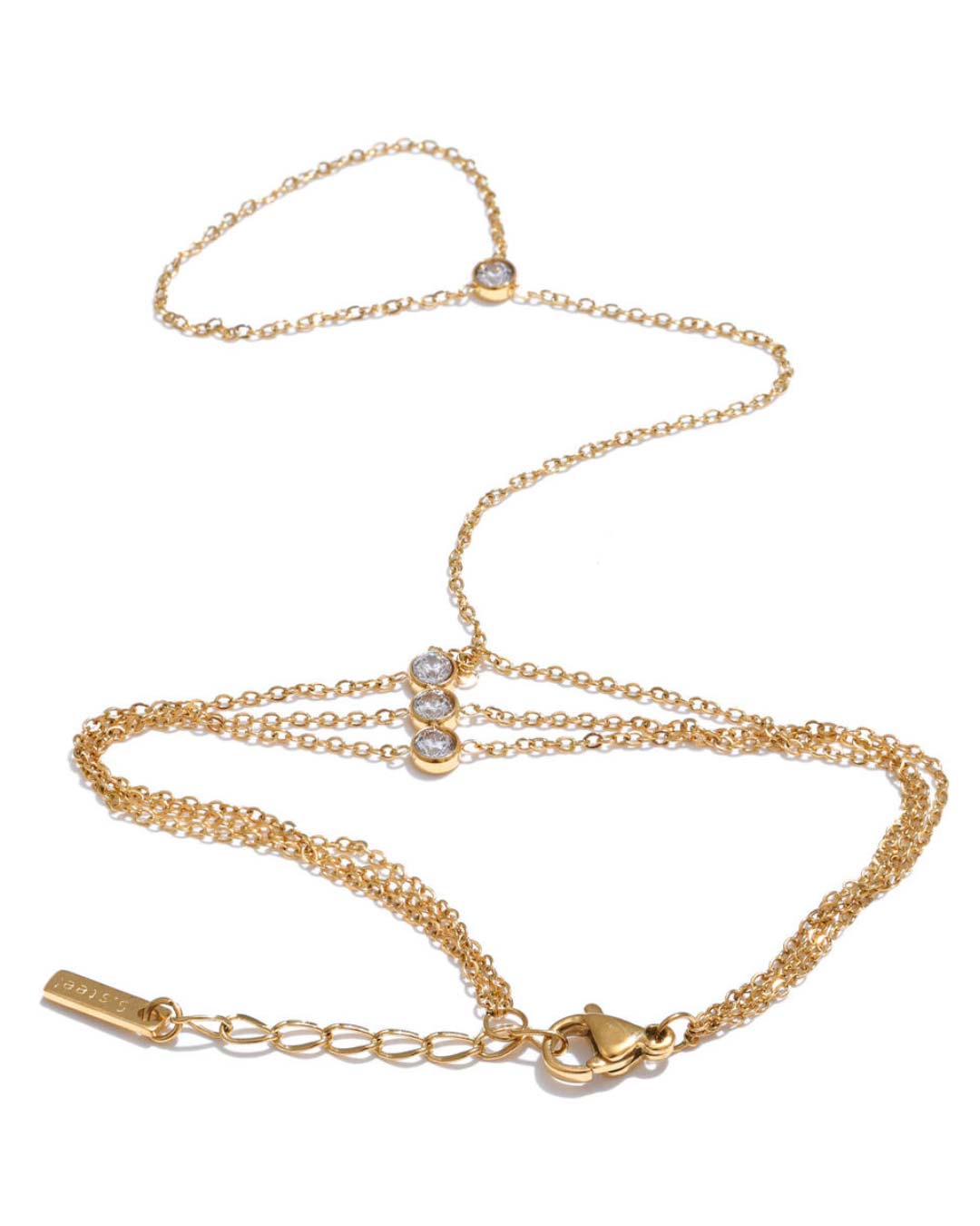 Rhinestone Hand Chain