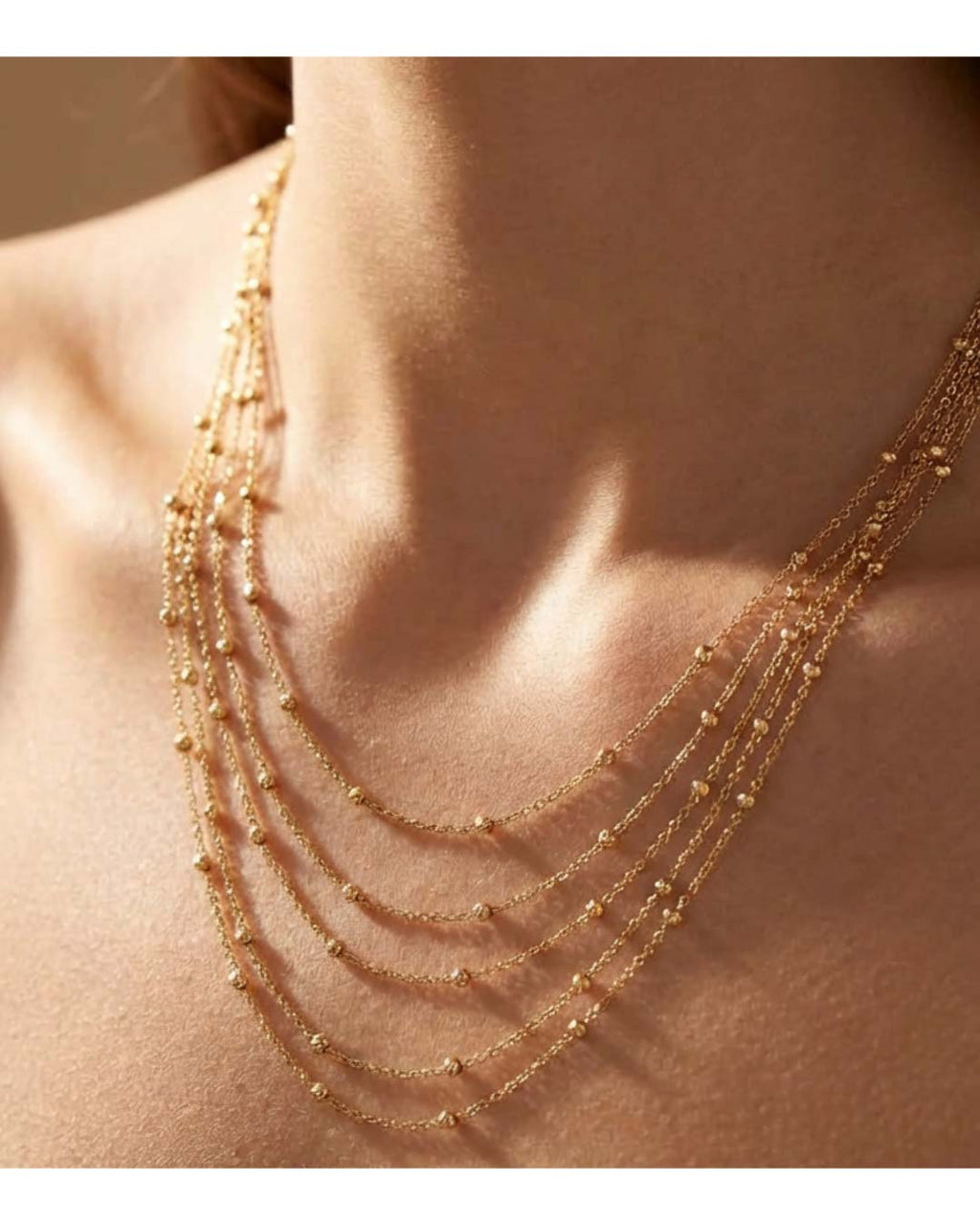 Five Layers Beaded Necklace