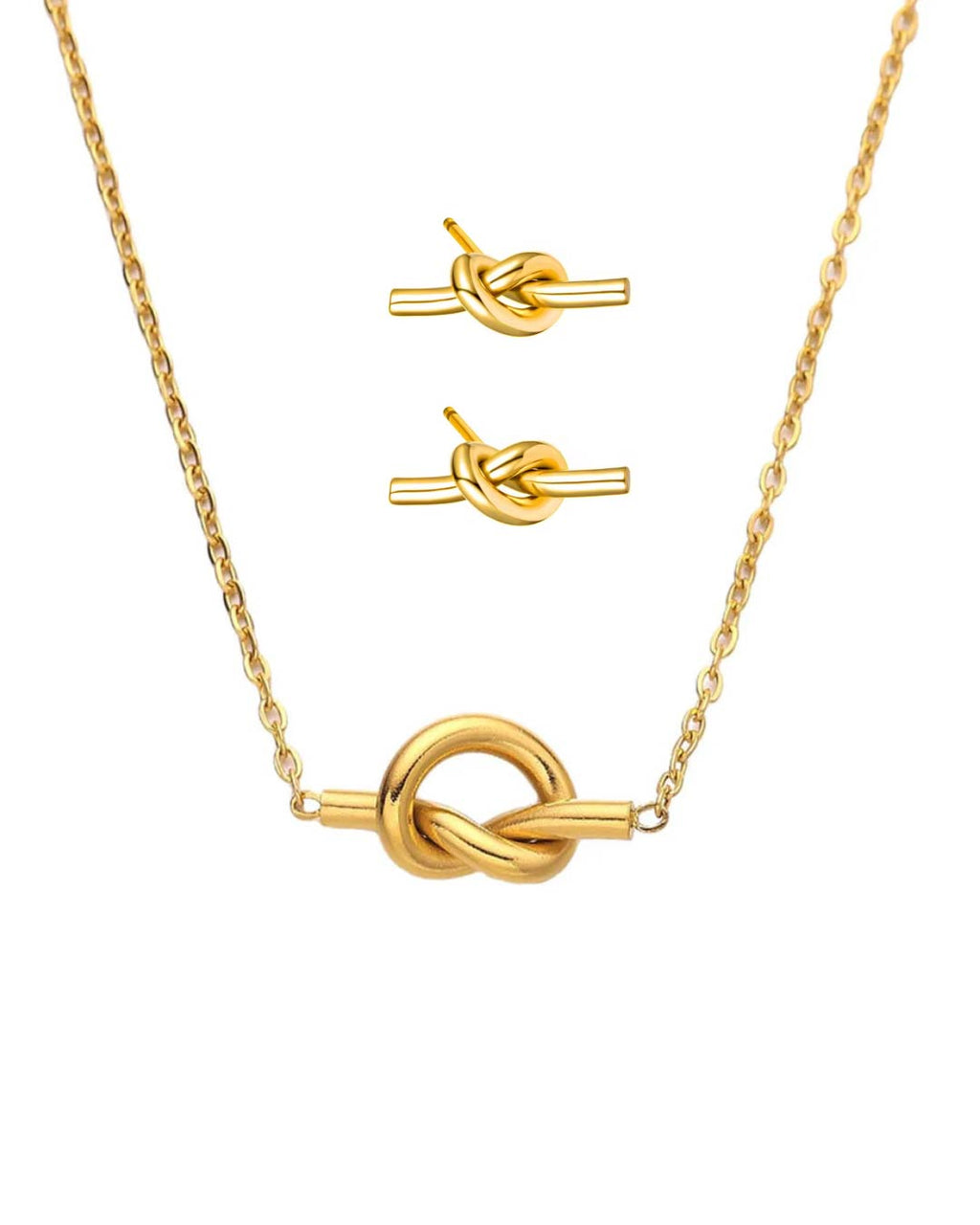 Knotted Necklace Set