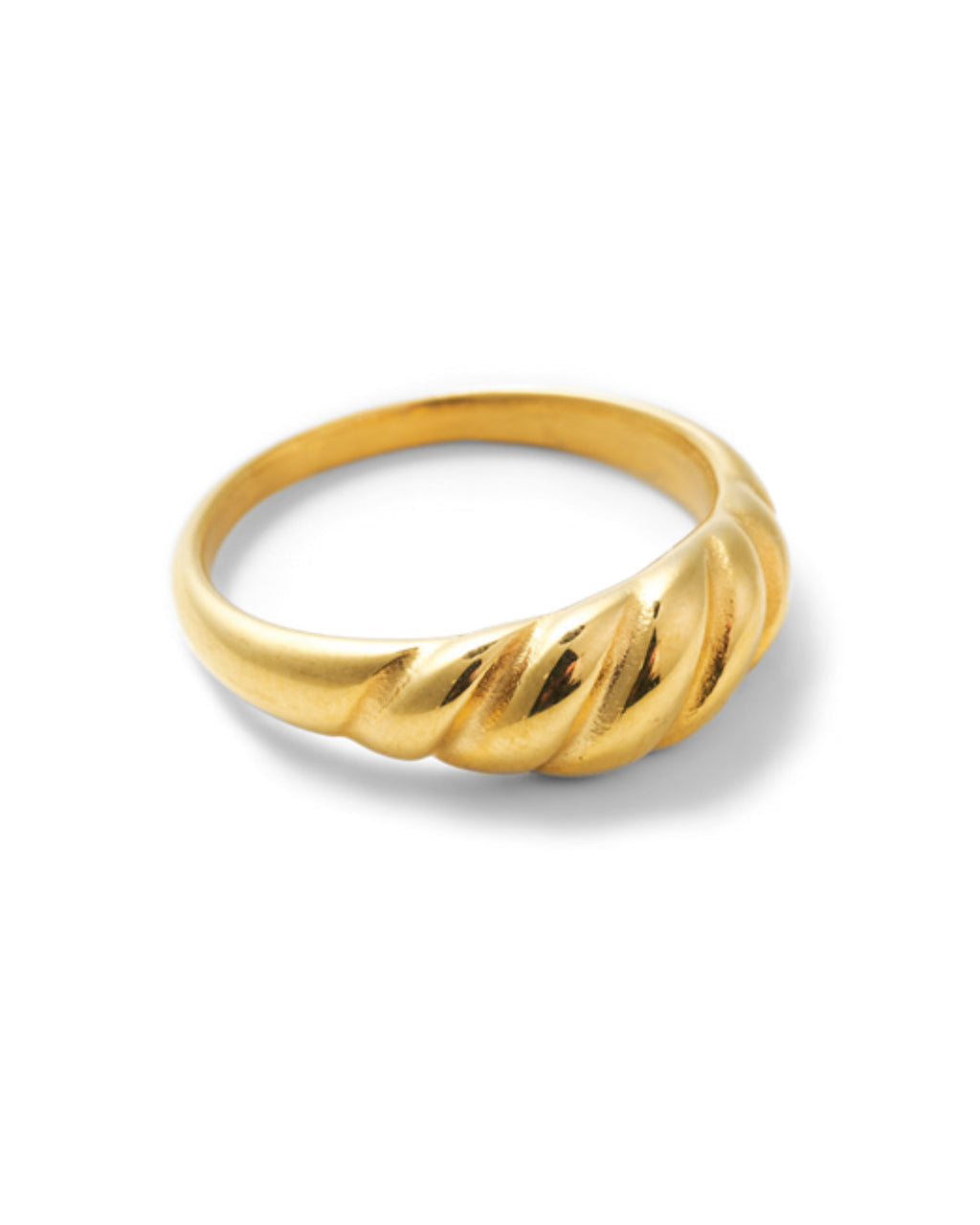 Croissant Dome Stainless steel Ring