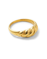 Croissant Dome Stainless steel Ring