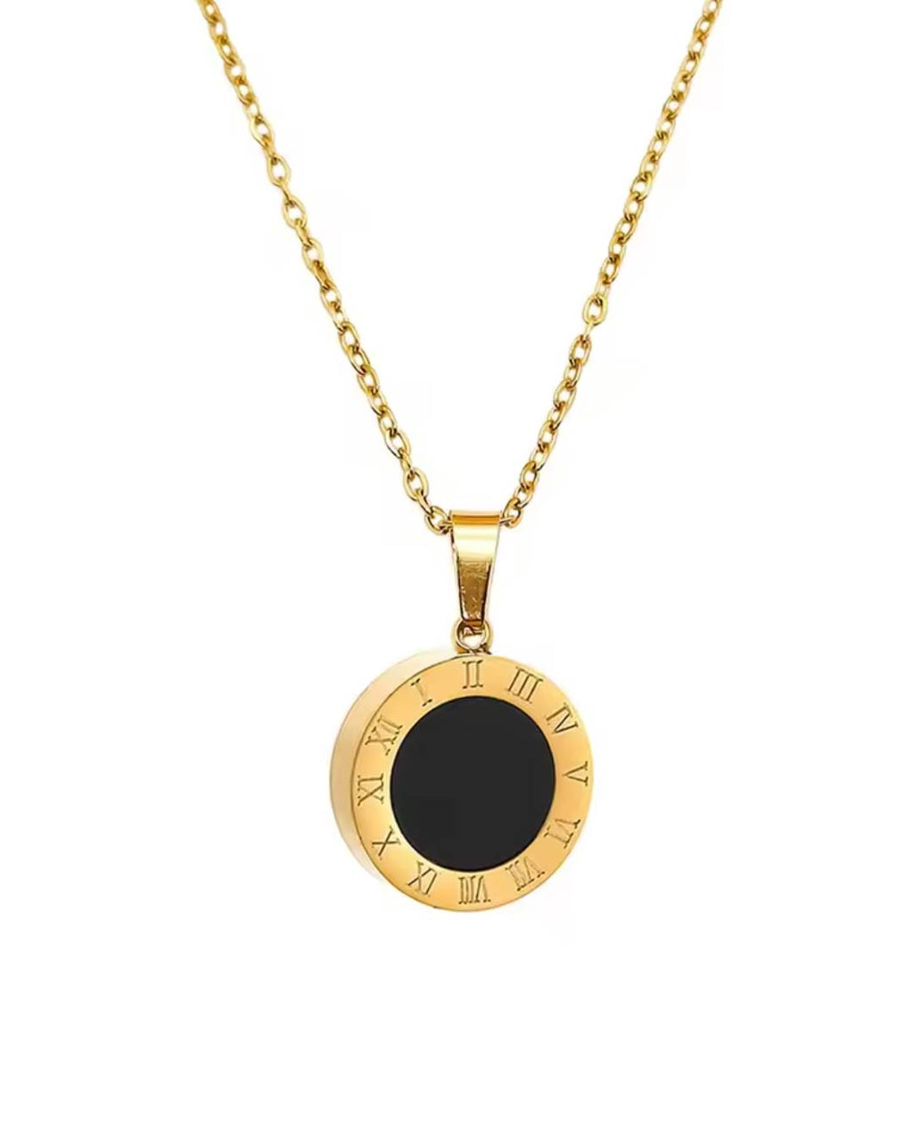 2 in 1 Black & White Dial Pendant