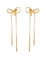 Long Chain Bowknot Earrings