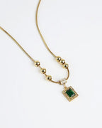 Emarald Orbital Necklace