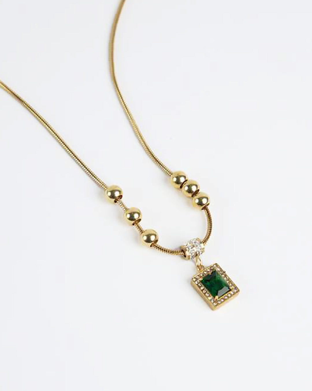 Emarald Orbital Necklace