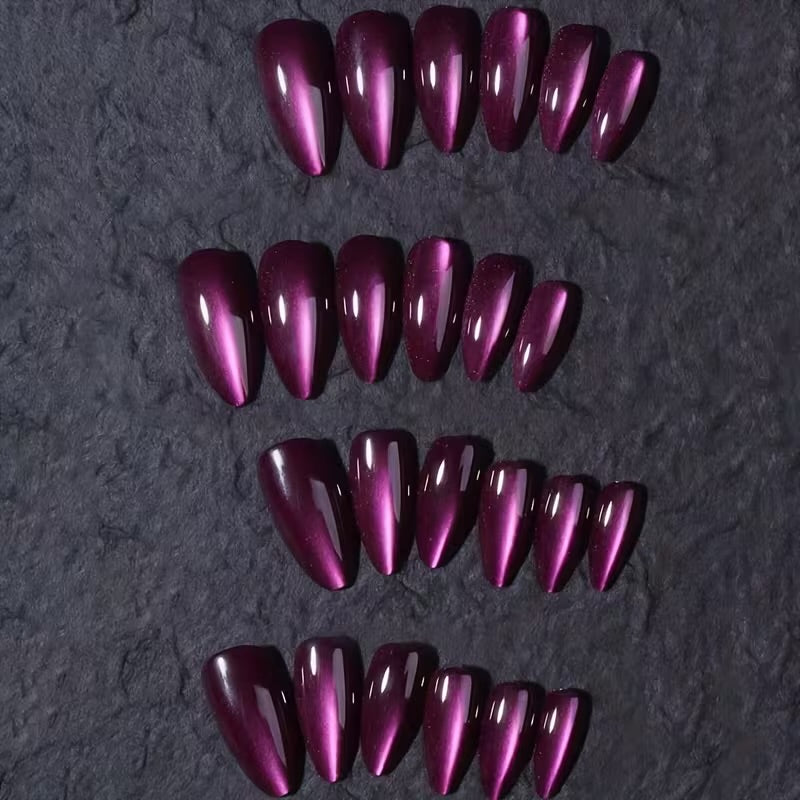 Frosted Dream Almond Shape 12 pcs Nails Set