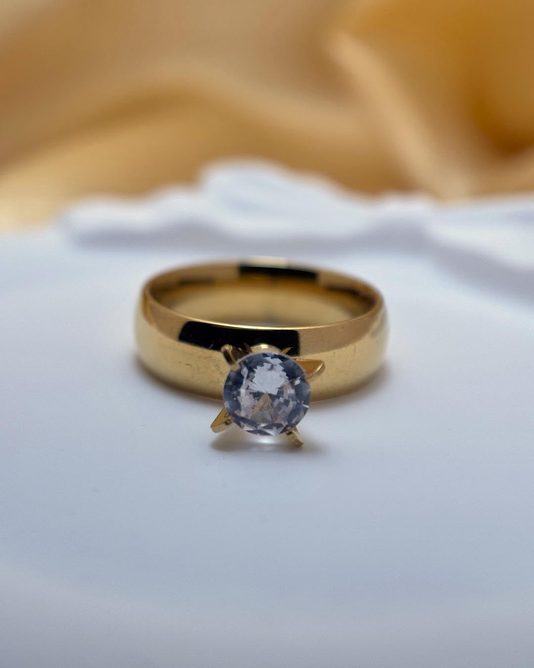 Stainless Steel Zirconia Ring