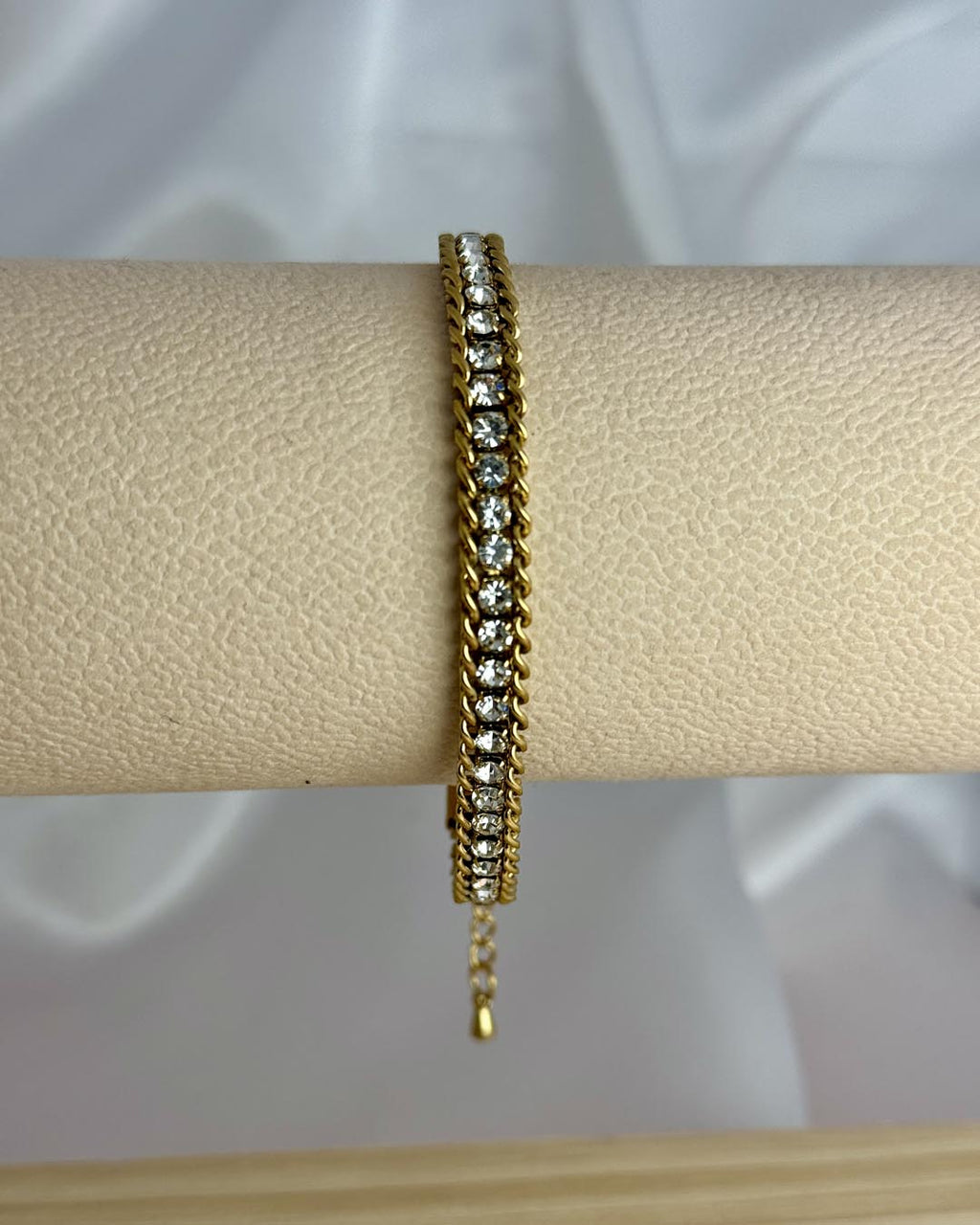 Rhinestone Chain Bracelet