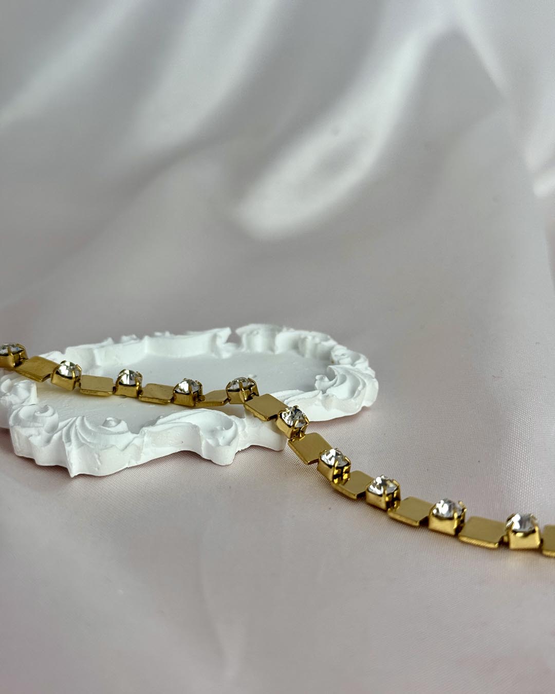 Square Rhinestones Bracelet