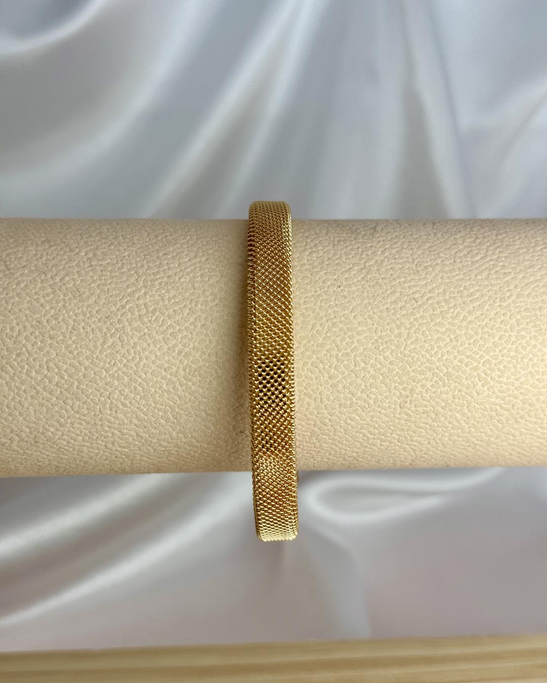 Stainless Steel Mesh Cuff Bracelet