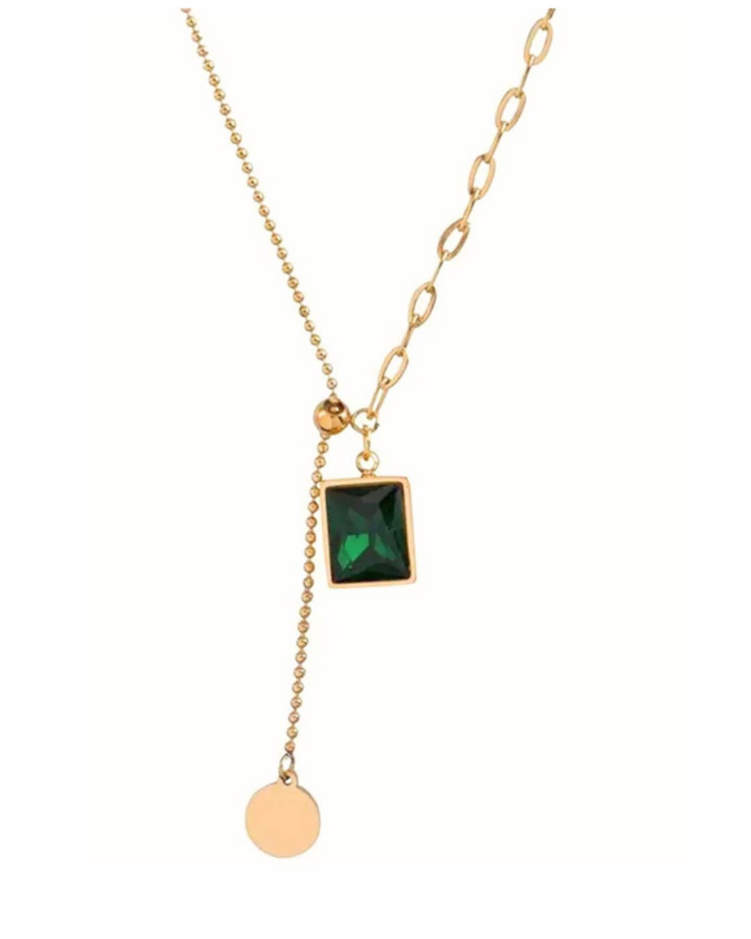 Emerald Korean Delight Necklace