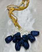 Deep Navy Blue Tulip Paranda