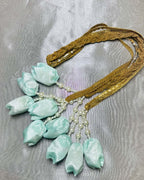 Aqua Sky Blue Tulip Paranda