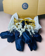 Deep Navy Blue Tulip Paranda