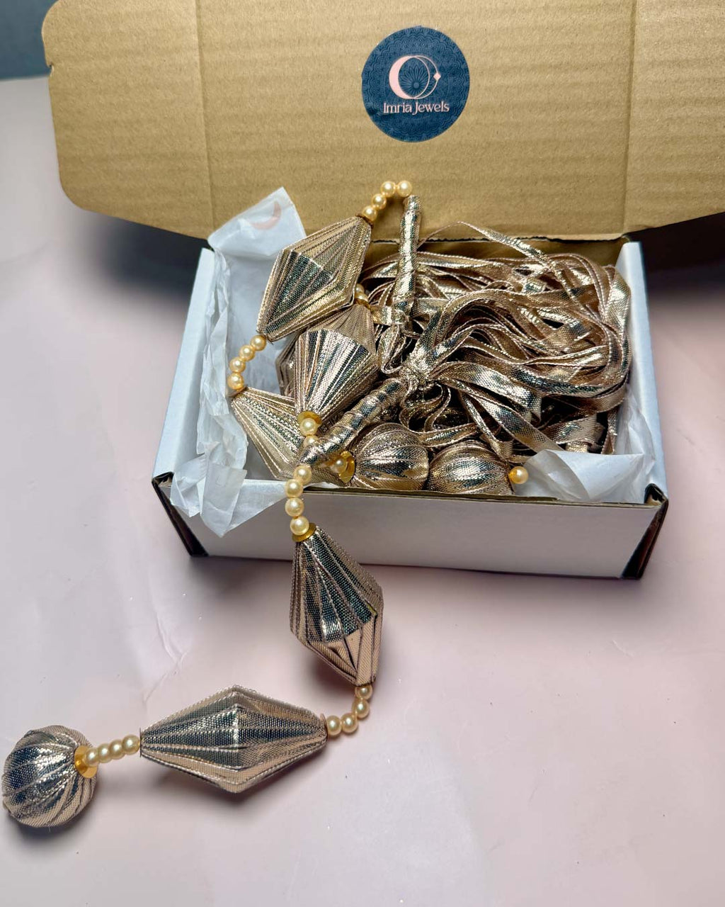 Rose Gold Diamond Kite Paranda