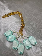 Kids Light Aqua Blue 6 Tulips Paranda