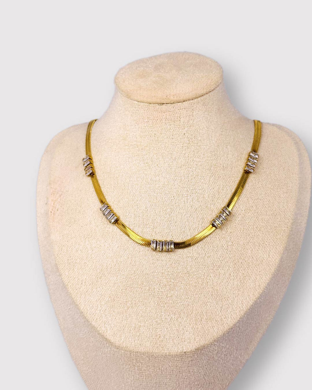Herringbone Snake Chain Necklace