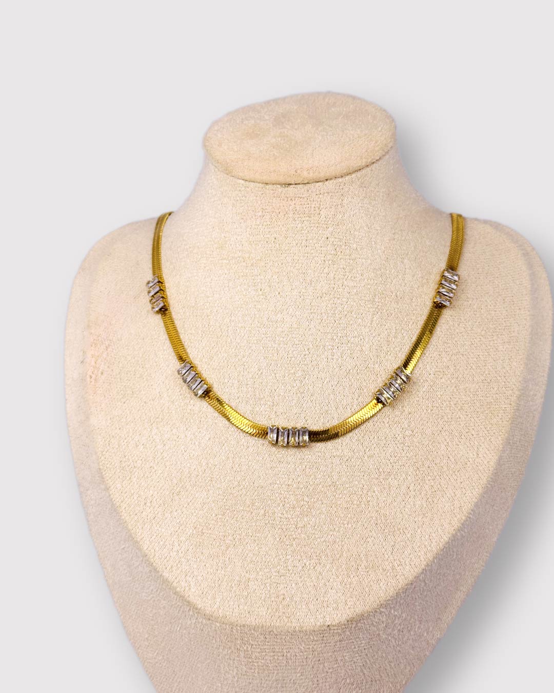 Herringbone Snake Chain Necklace