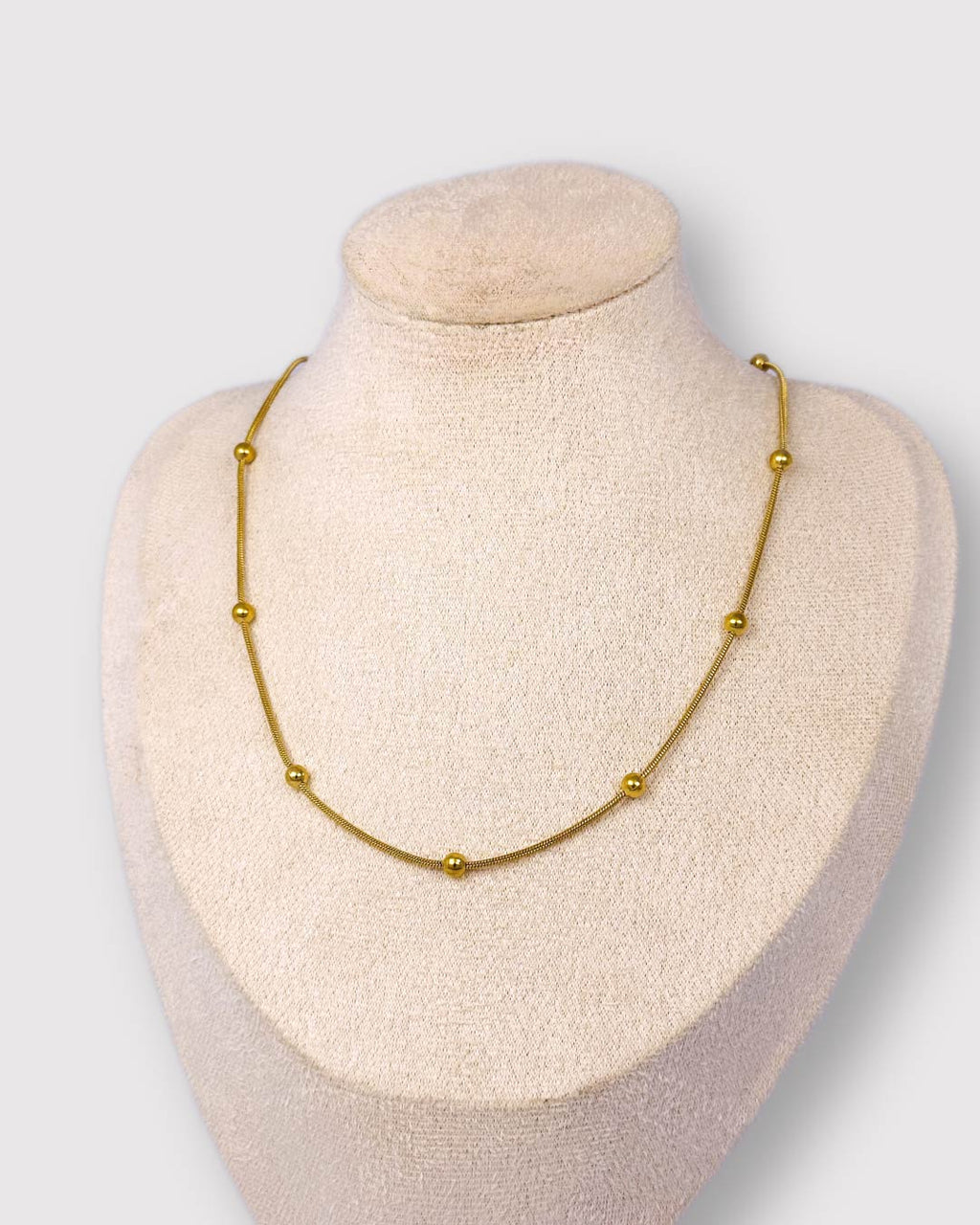 Beaded Cable Chain Necklace