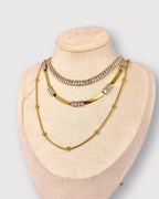 Herringbone Snake Chain Necklace