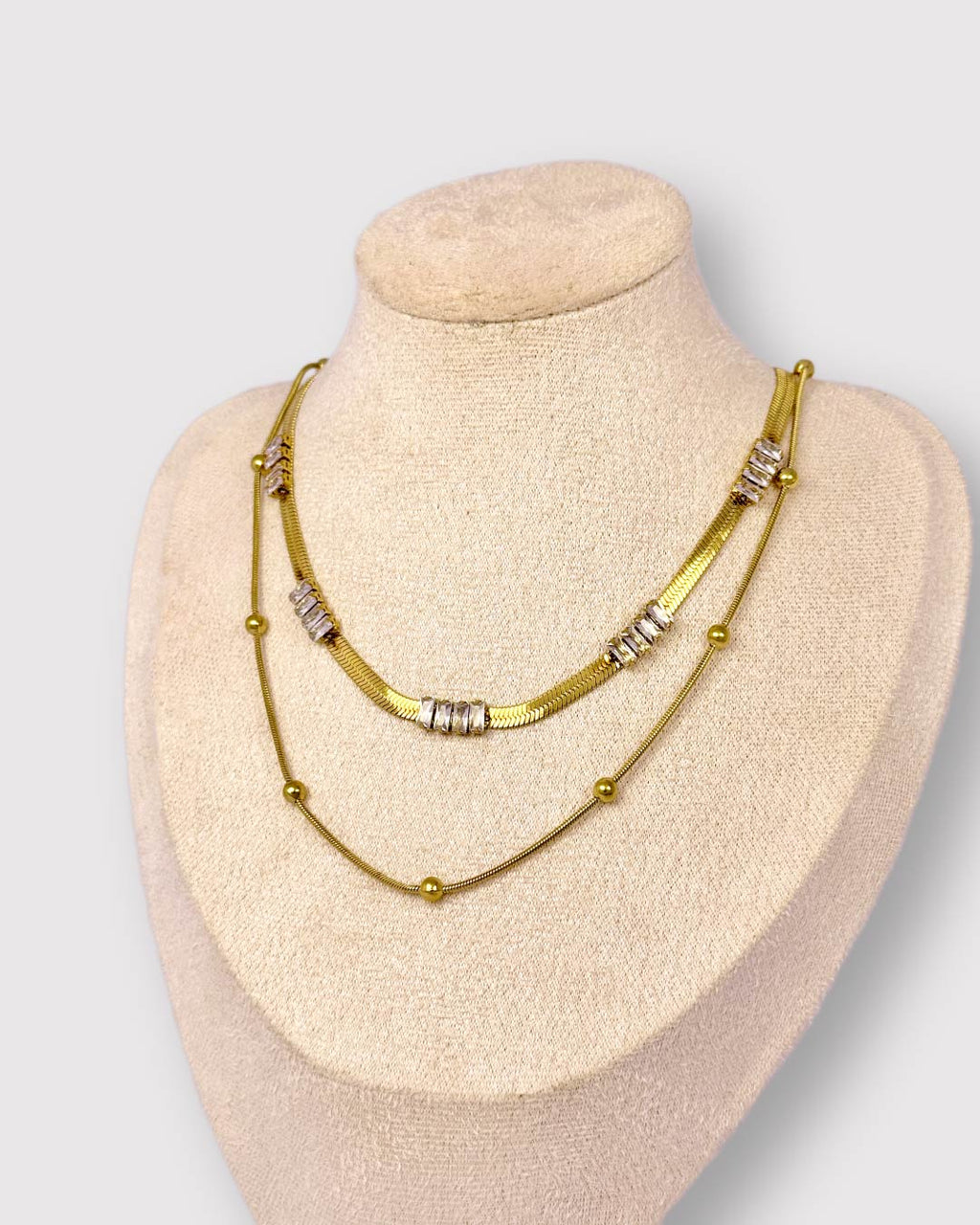 Herringbone Snake Chain Necklace