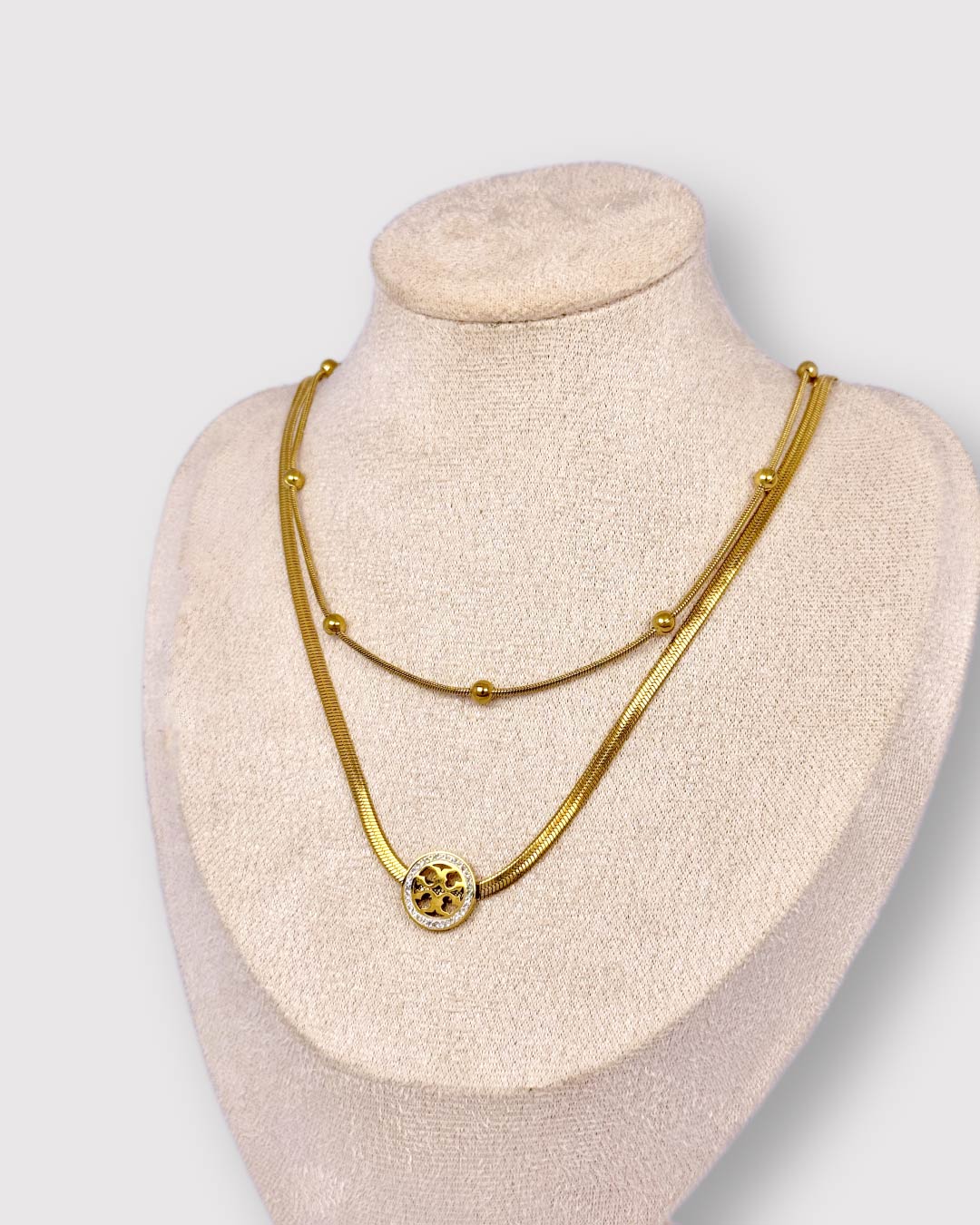 Beaded Cable Chain Necklace