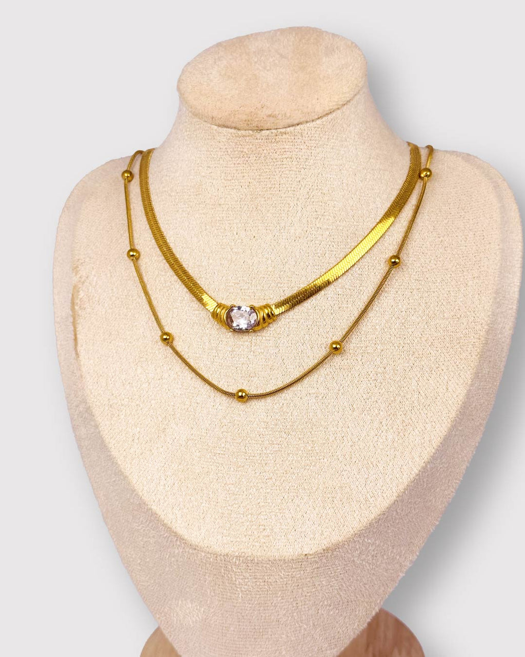 Vintage Bone White Necklace