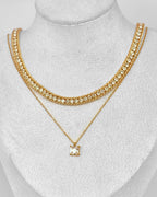 Rhinestone Chain Necklace
