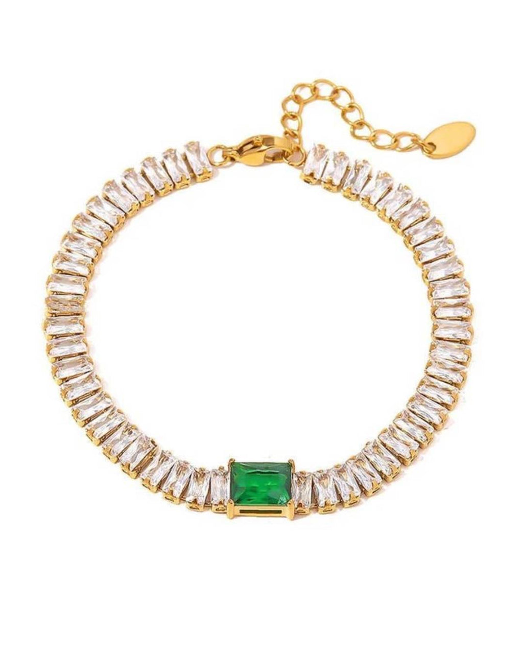 Emerald Ice Tennis Bracelet