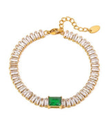 Emerald Ice Tennis Bracelet