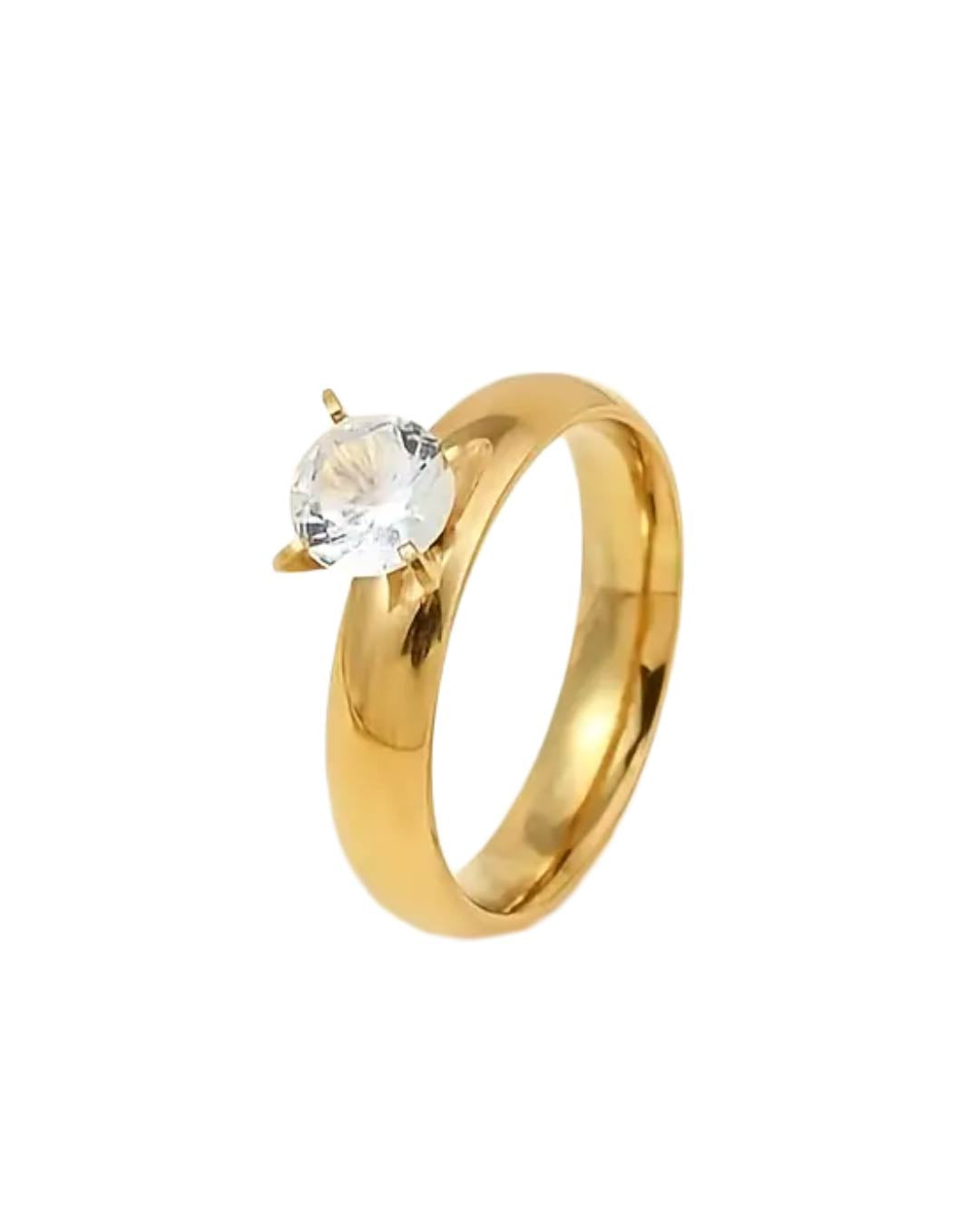 Stainless Steel Zirconia Ring