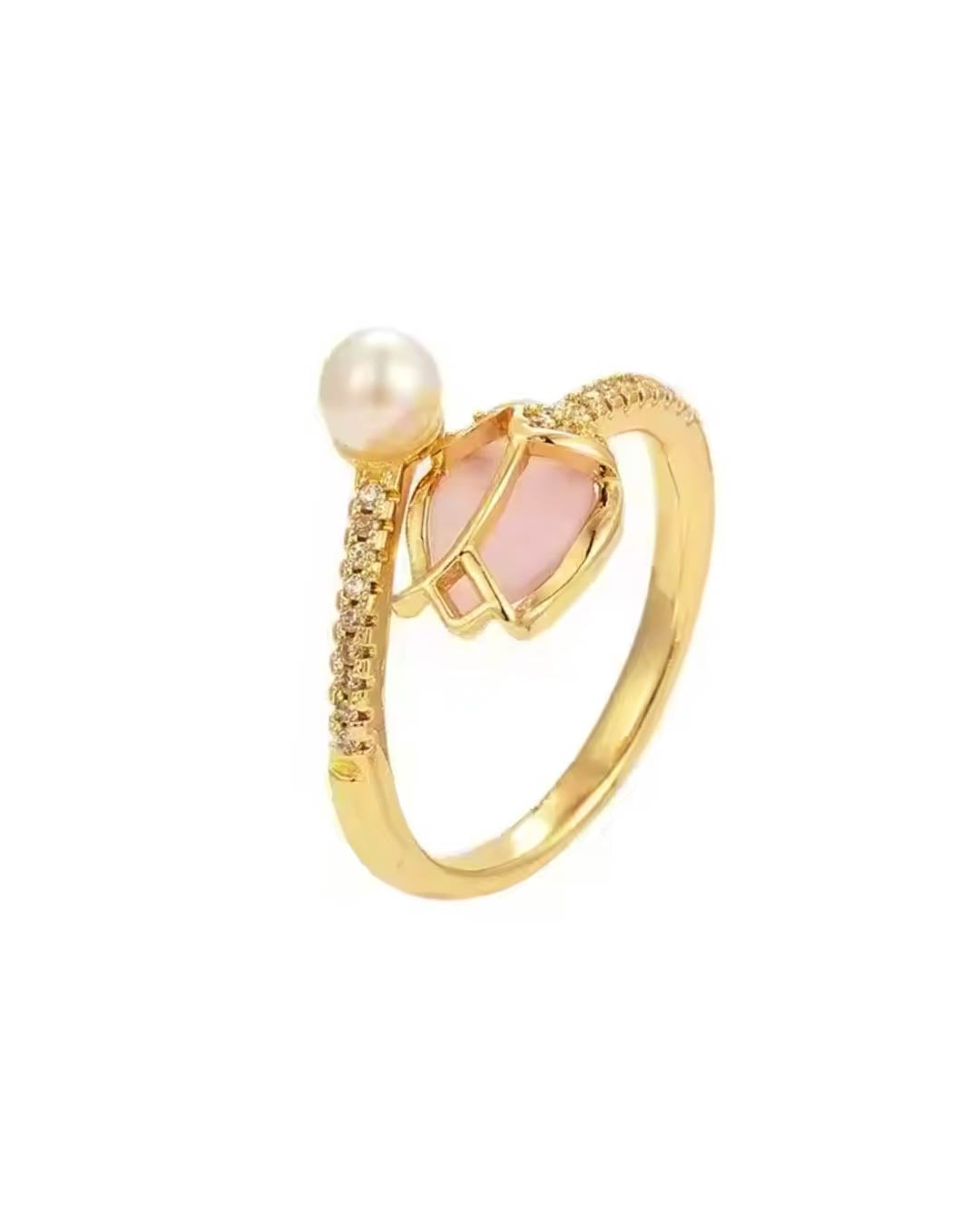 Adjustable Tulip Bud Ring