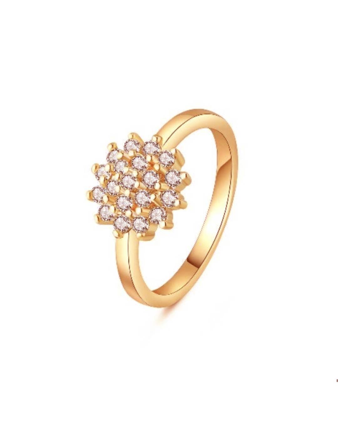Zircon Flower Ring