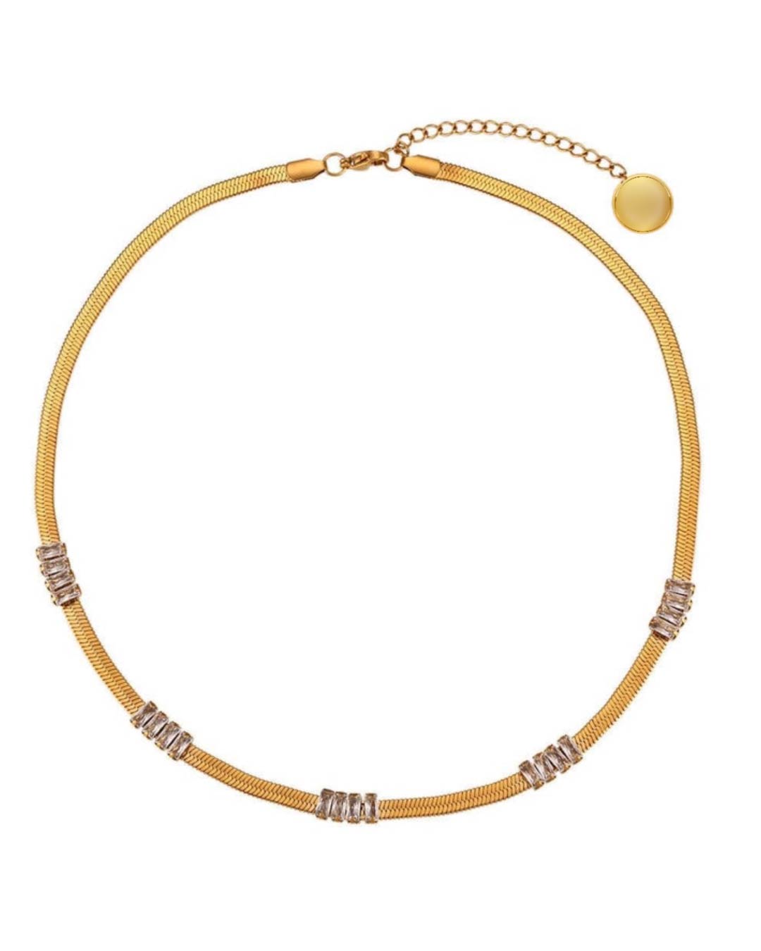 Herringbone Snake Chain Necklace