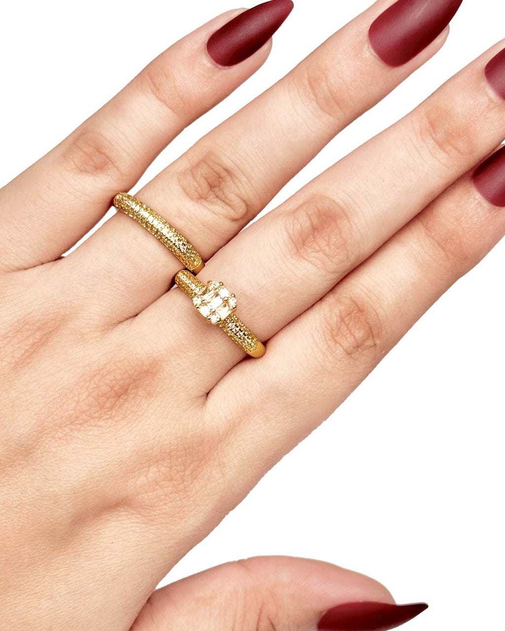 Crystal Stack Rings