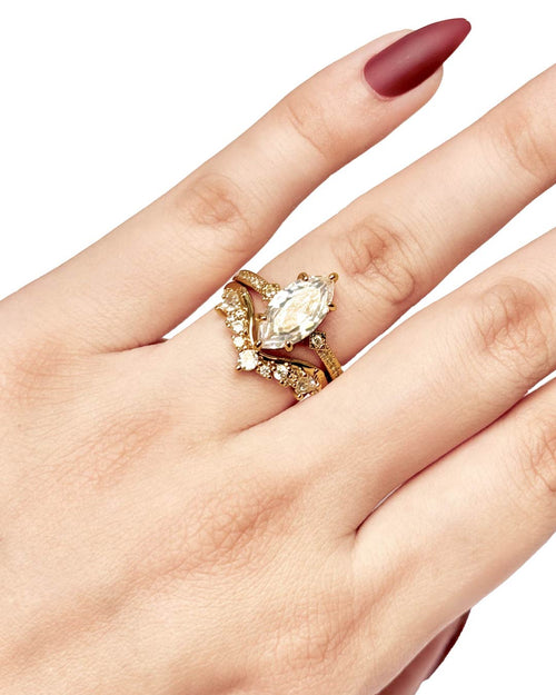 3 Stack Regal Ring