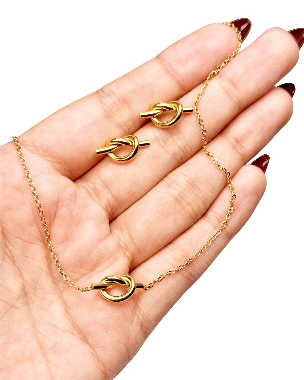 Knotted Necklace Set