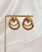 Cross Circle Stud
