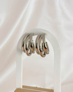 Silver Hoops