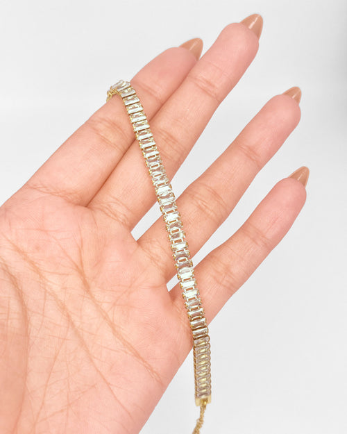 White Ice Tennis Bracelet