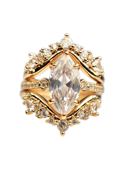 3 Stack Regal Ring