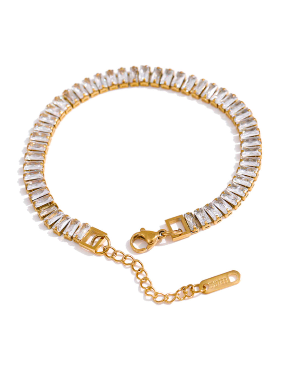 White Ice Tennis Bracelet